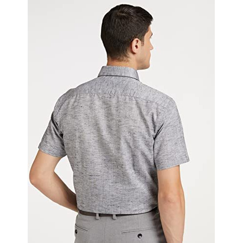 Diverse Men's Solid Regular Fit Formal Shirt (Dcmfh02Rc17Ka2-739E_Grey_44)