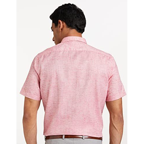 Diverse Men's Solid Regular Formal Shirt (Dcmfh02Rc17Ka2-3012N_Red 44)