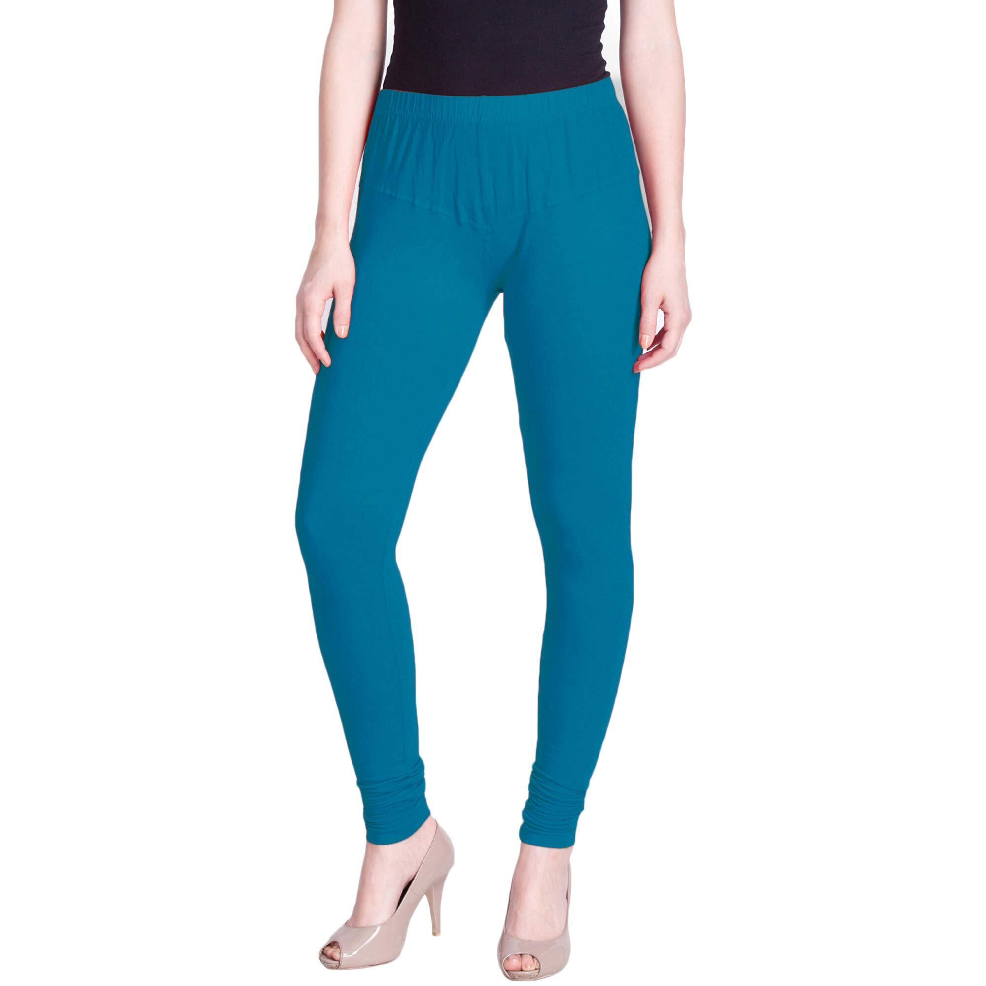 Lux Lyra Sea Green Free Size Churidar Leggings