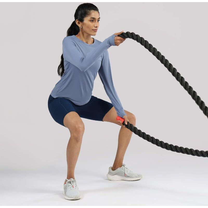 Aerocool Training -Full Sleeves, Stay Cool Even Through Your Toughest Moves, Cooltouch Tech,Sweat-Wicking Fabric,Thumbhole Detailing