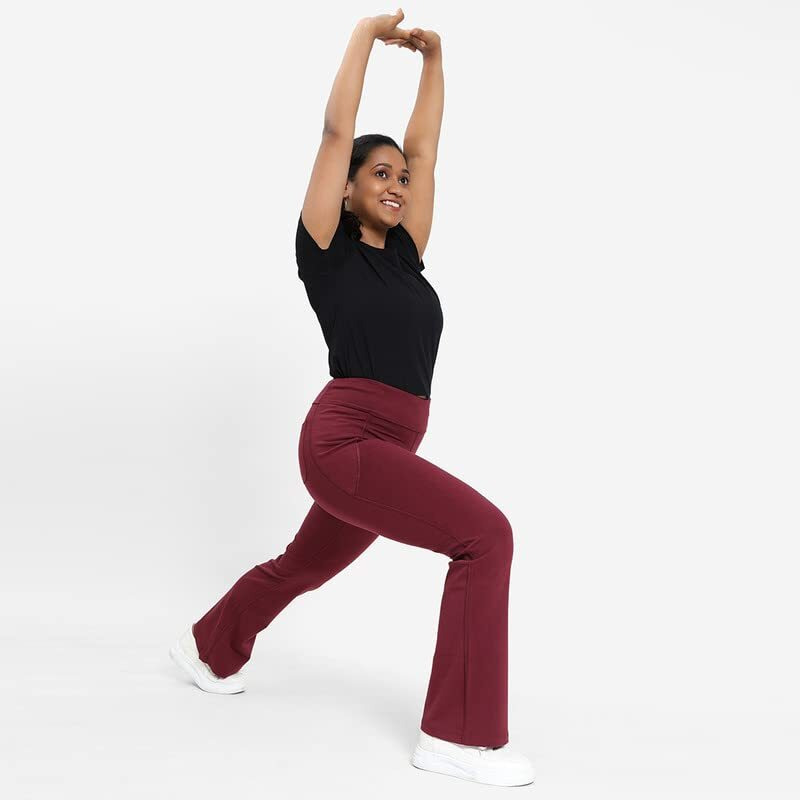 Blissclub Women's Regular Pants Bulbull Burgundy Tall-Above 5.5"_Xxl