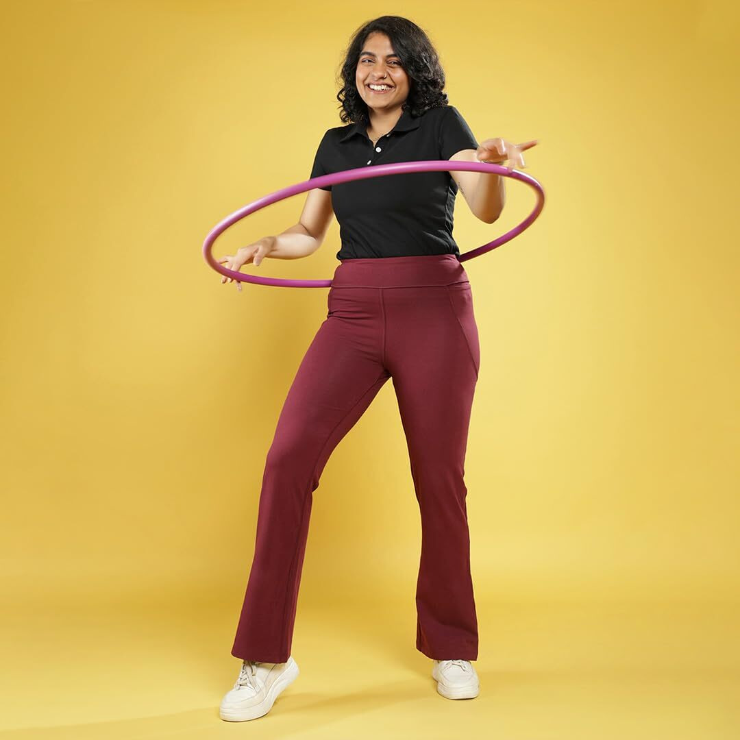 Blissclub Women's Regular Pants Bulbull Burgundy Tall-Above 5.5"_Xxl