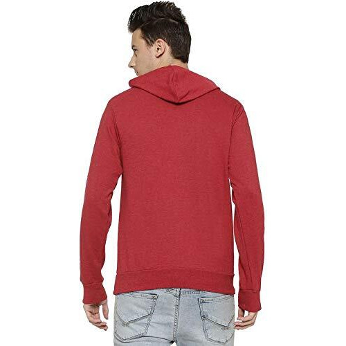 Campus Sutra Full Sleeve Printed Men Sweatshirt(Azw18_H_M_Dec_Ma_Az_S) Maroon