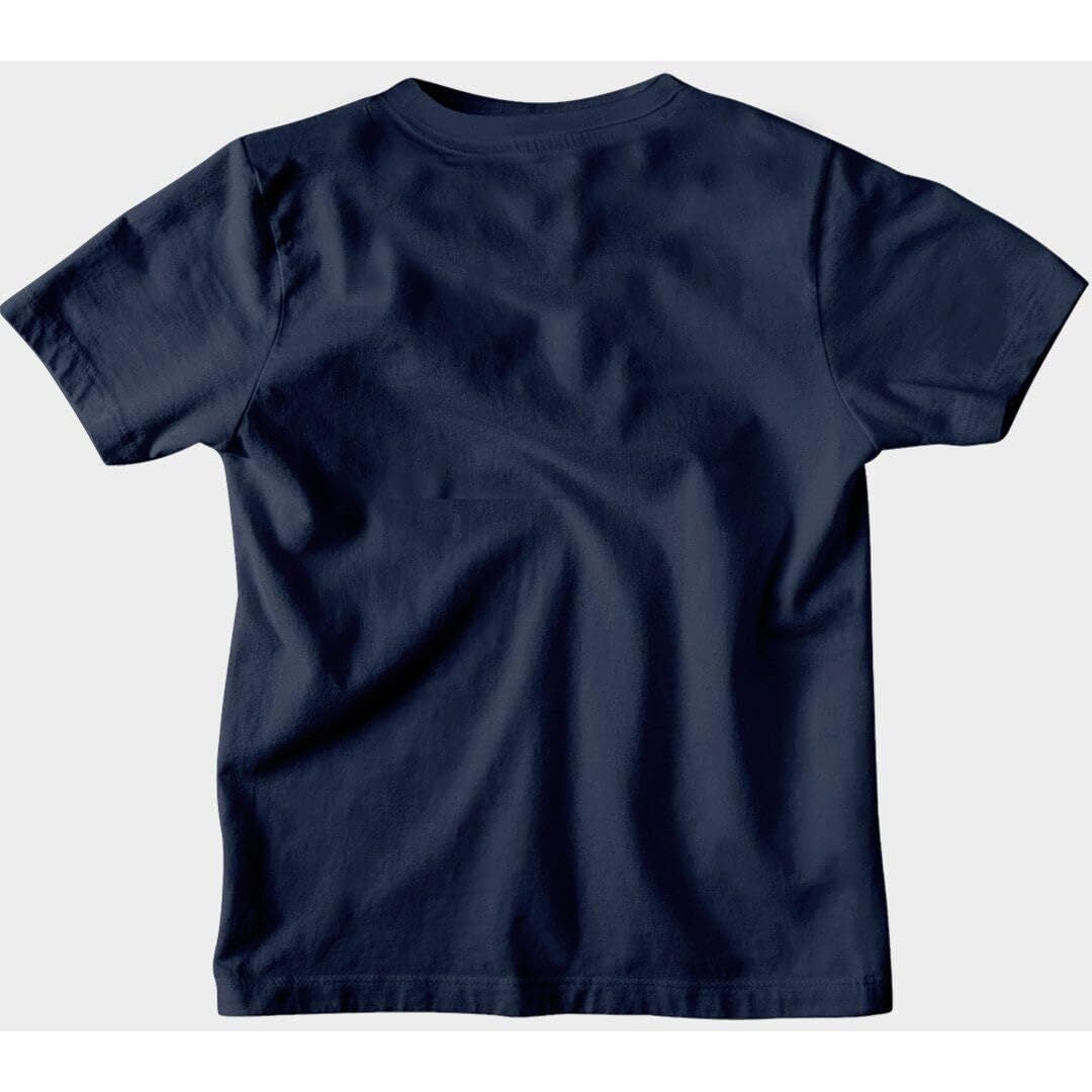 Bon Organik Boys Printed T-Shirt (Bon12181_6-12M) Navy