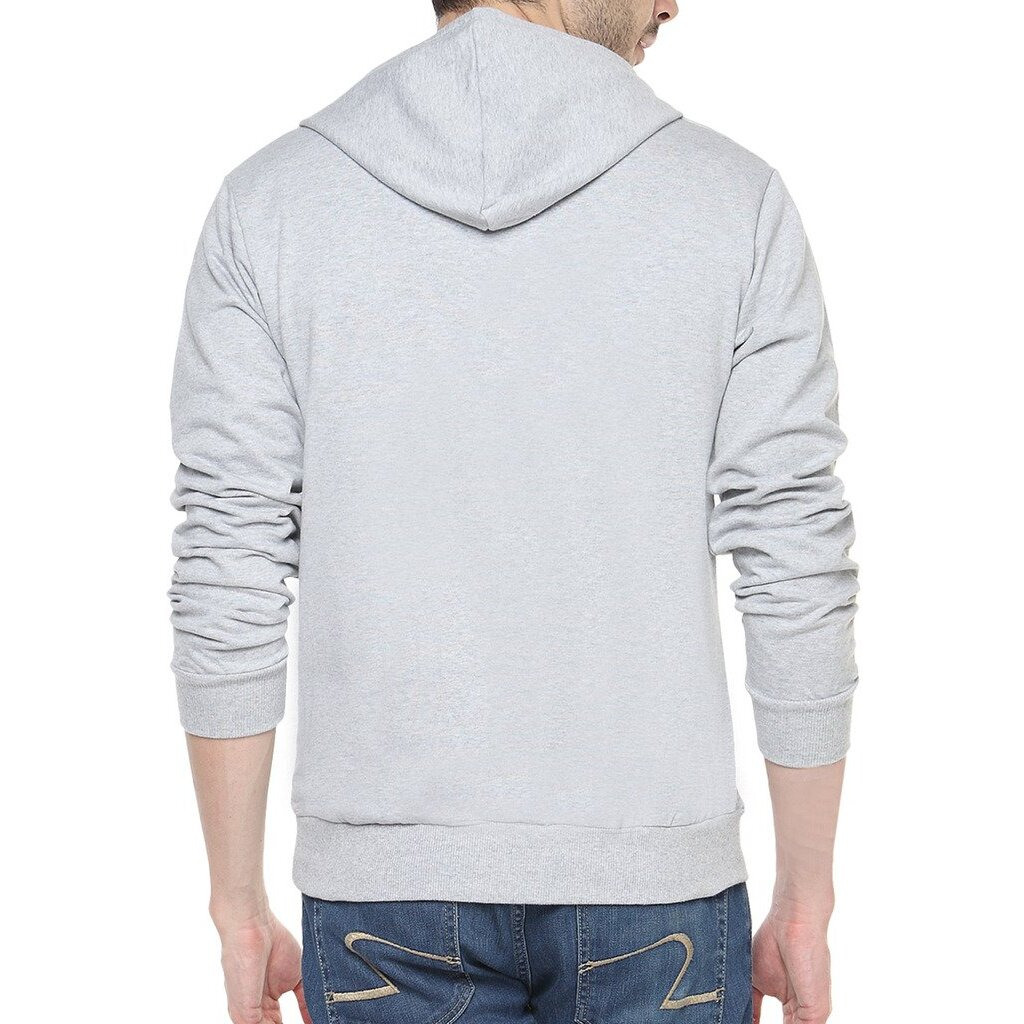 Campus Sutra Grey Mens Printed Hoodie (Aw15_H_M_Whsh_Gr_M)
