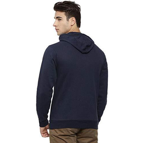 Campus Sutra Full Sleeve Printed Men Sweatshirt(Azw18_H_M_Sfg_Bu_Az_M) Blue