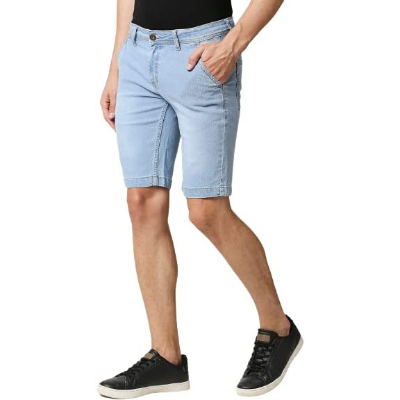 High Star Clothing Men's Regular Shorts (Mbdtf1022_Blue