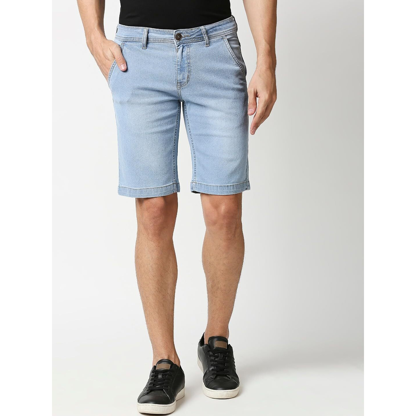 High Star Clothing Men's Regular Shorts (Mbdtf1022_Blue
