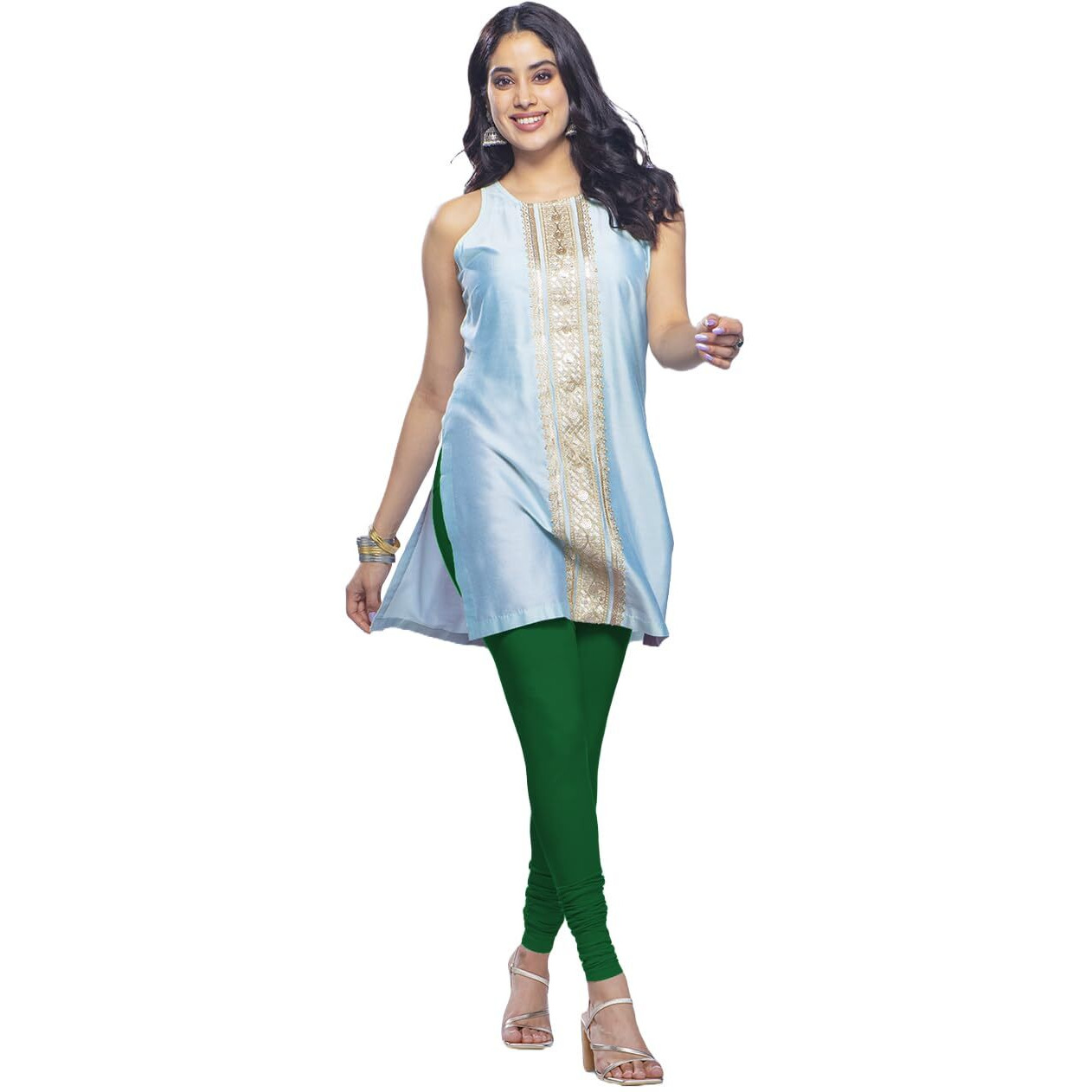 Lyra Premium Viscose Full Length Churidar Leggings For Women