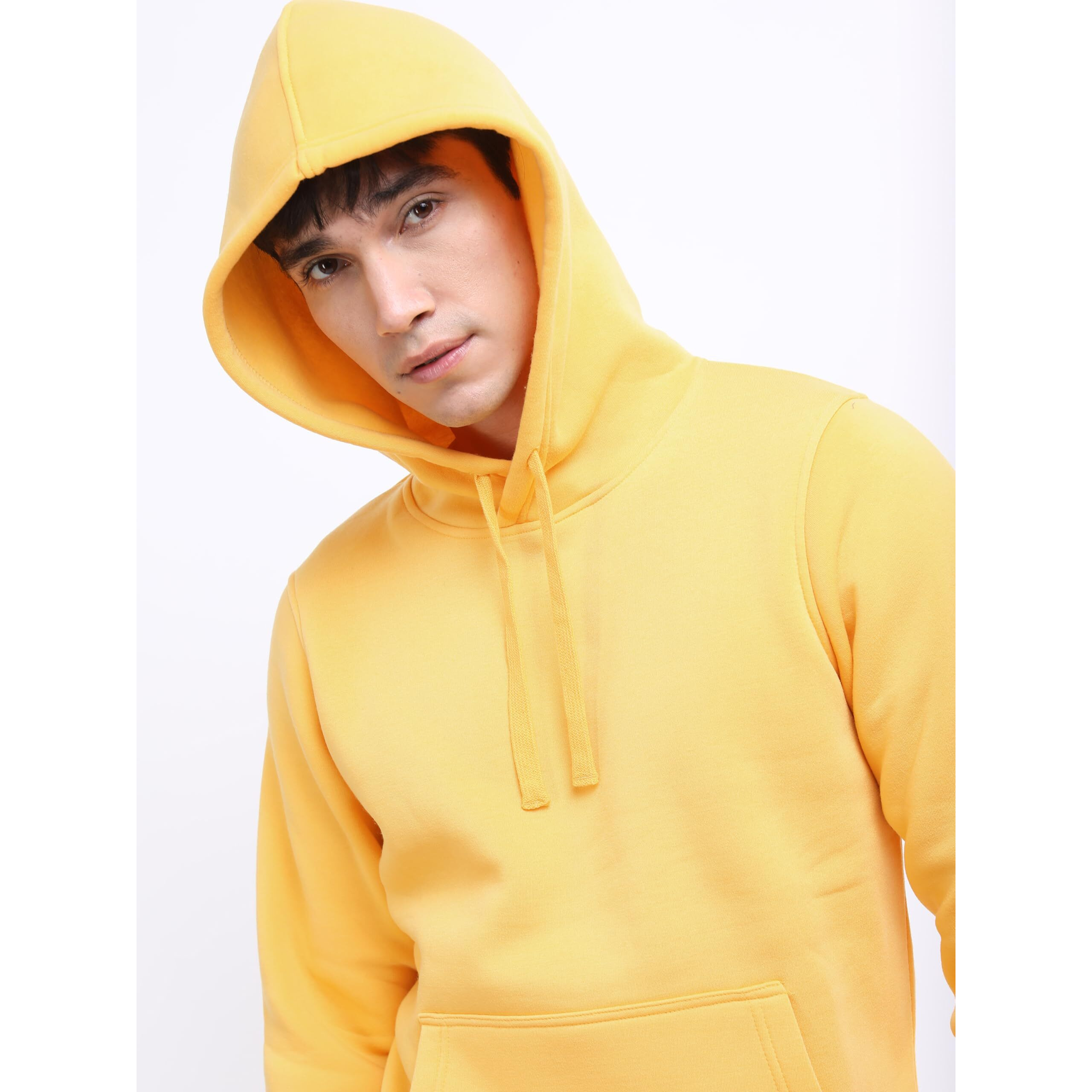 Ketch Men Full Sleeve Slim Fit Sweatshirt Khss000001 Yellow L