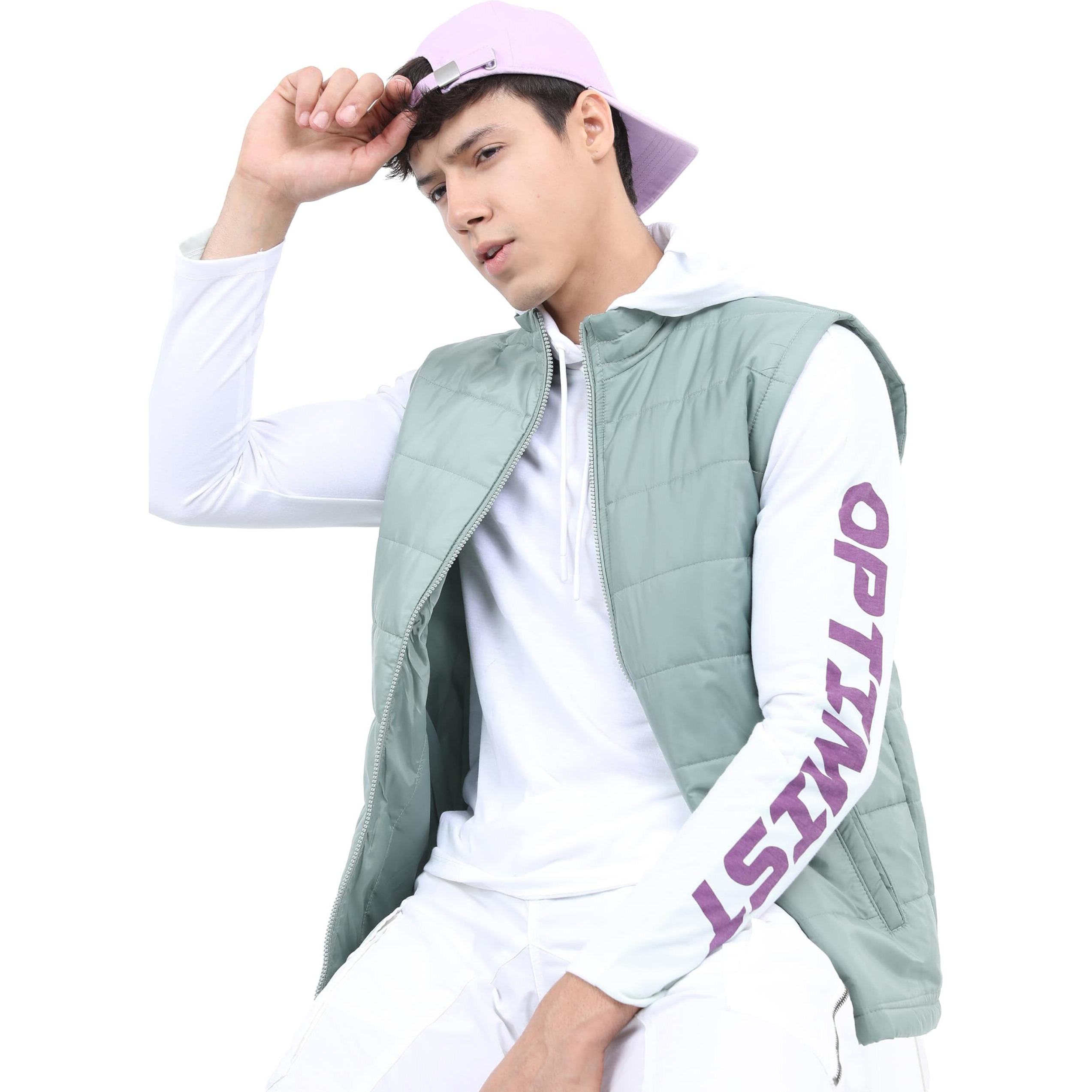 Ketch Men's Puffer Jacket (Khjk000026_Green