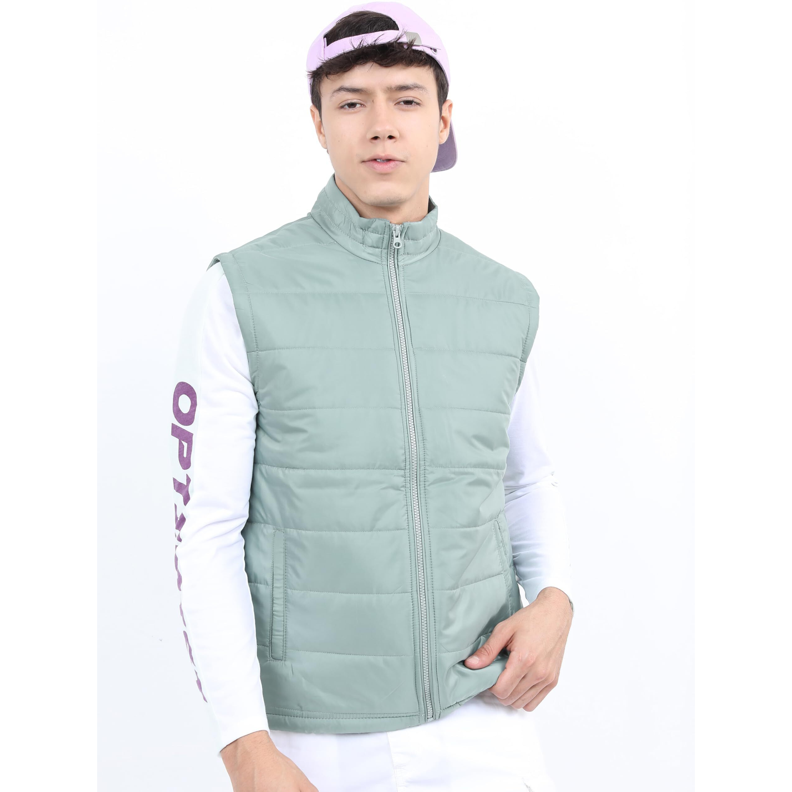 Ketch Men's Puffer Jacket (Khjk000026_Green