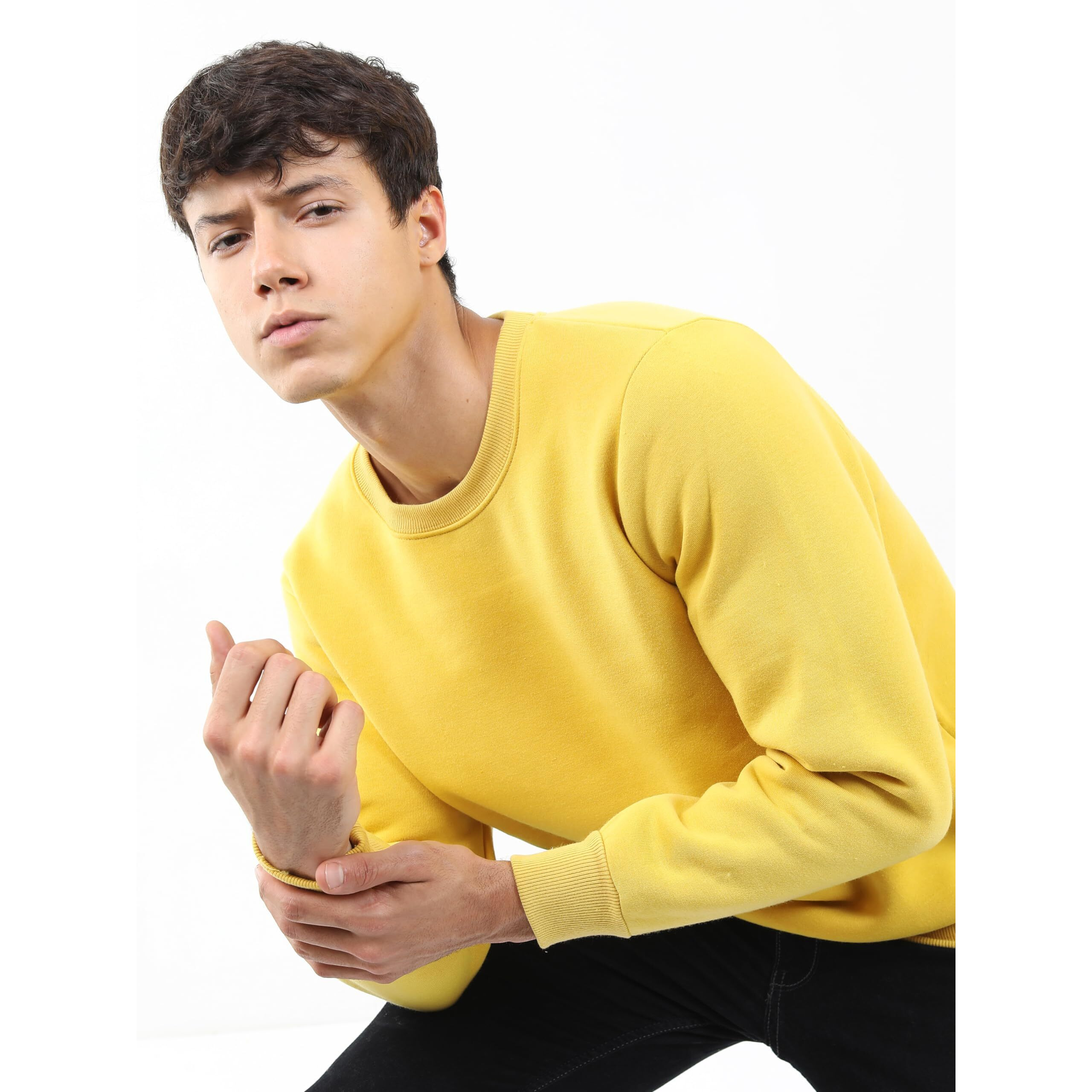 Ketch Men Full Sleeve Sweat Shirt Khss000076 Green Xl