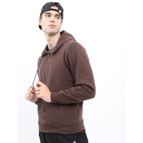 Ketch Men Regular Fit Brown Sweat Shirt