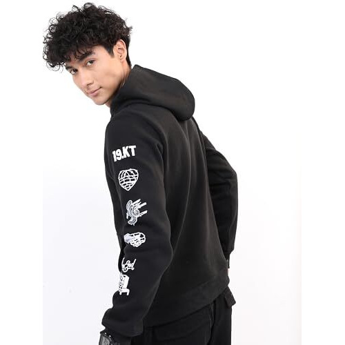 Ketch Men Regular Fit Full Sleeve Sweatshirt Khss000144M Black