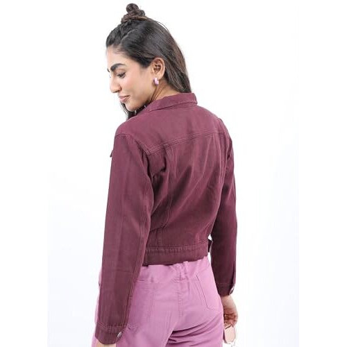 Ketch Women's A-Line Coat (Khjk000096_Maroon