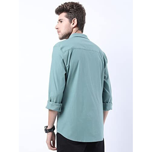 Ketch Men's Slim Fit Shirt (Khsh000849_Mint