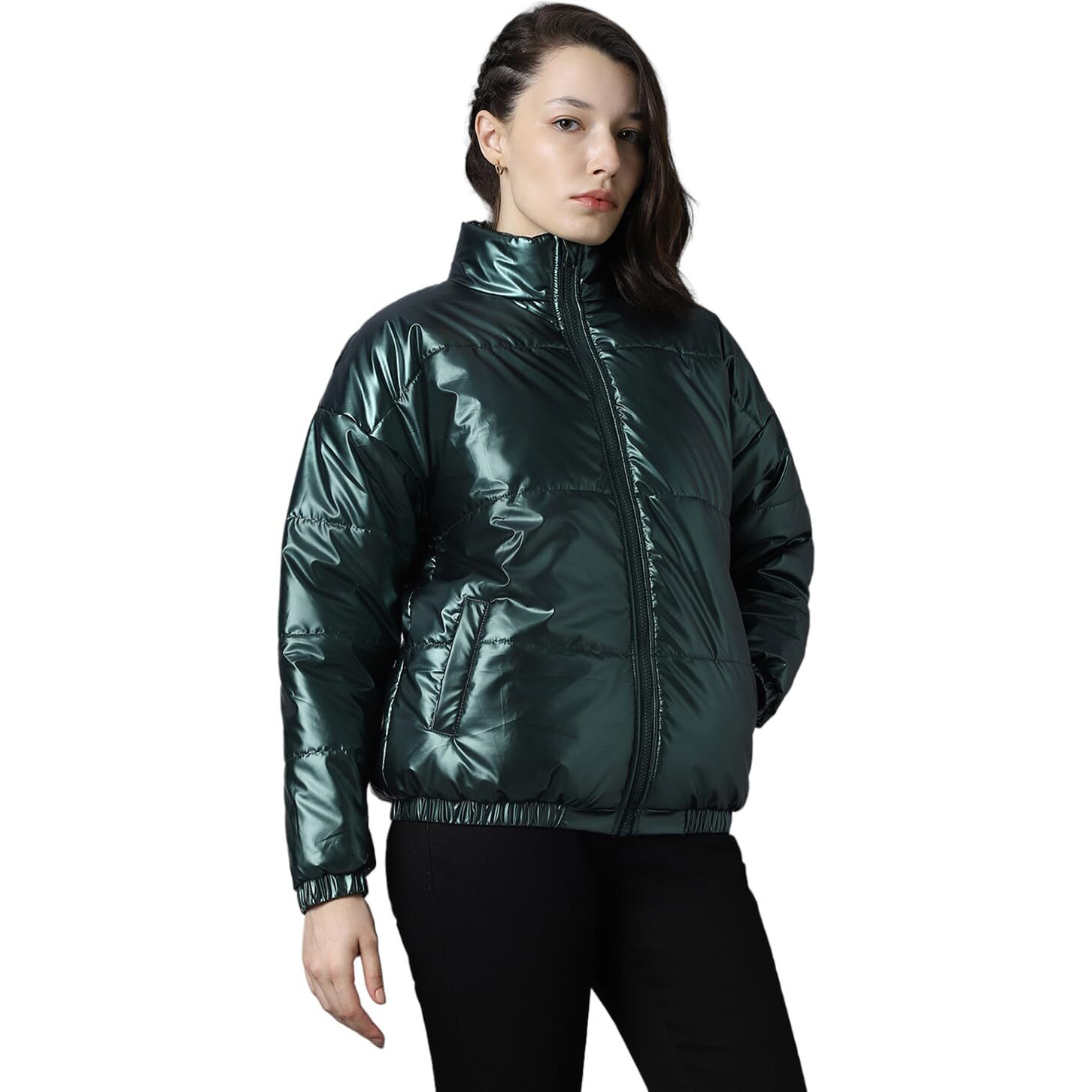 High Star Women's Jacket (Hswjkw23001_Gr_Grey