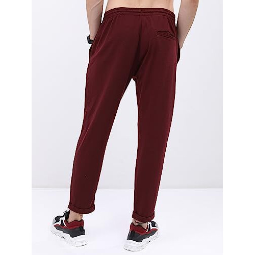 Ketch Men's Regular Fit Pants (Khjg000019_Maroon_34)
