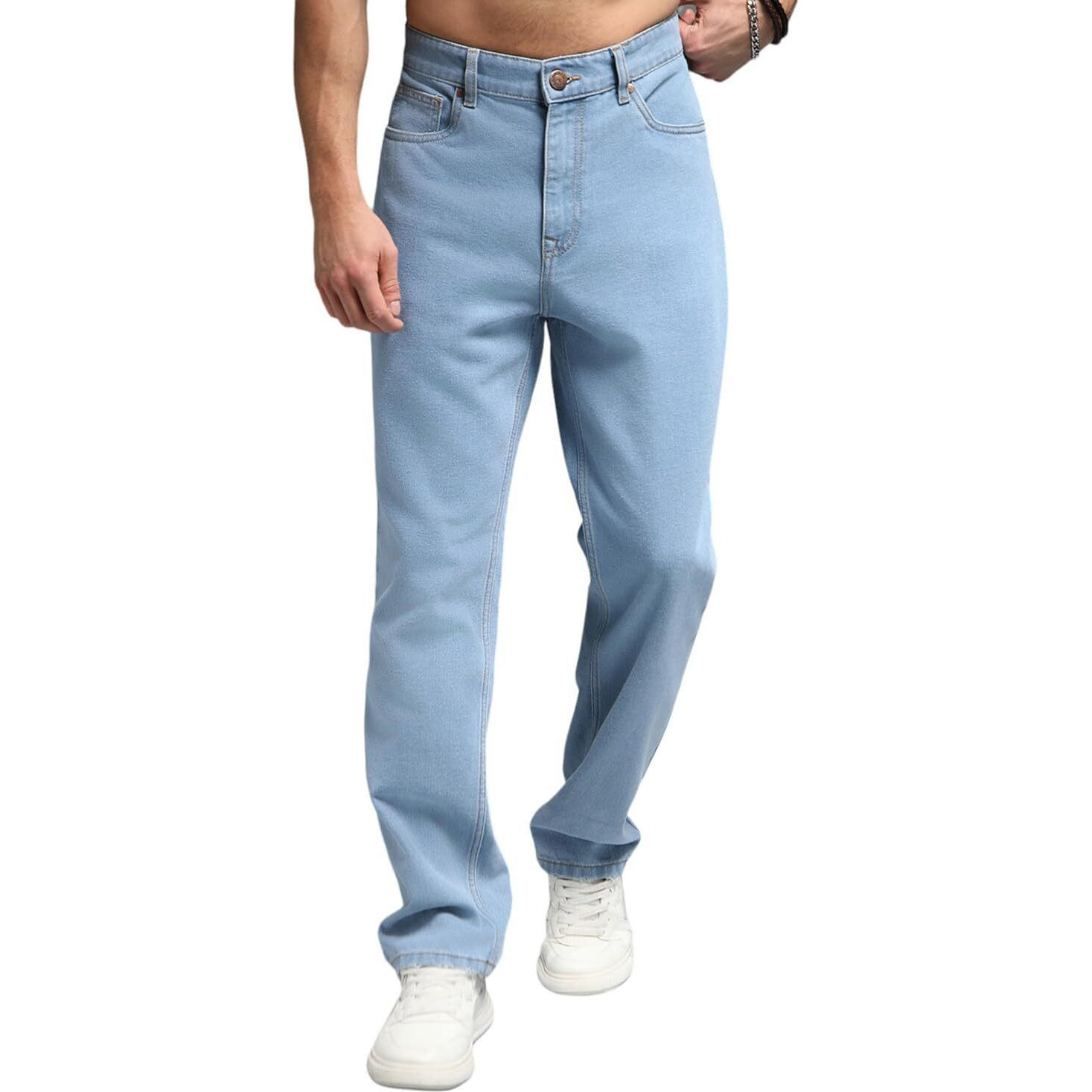 High Star Men's Straight Jeans (Hsmjnw23R6_Ss2_Indigo_32)