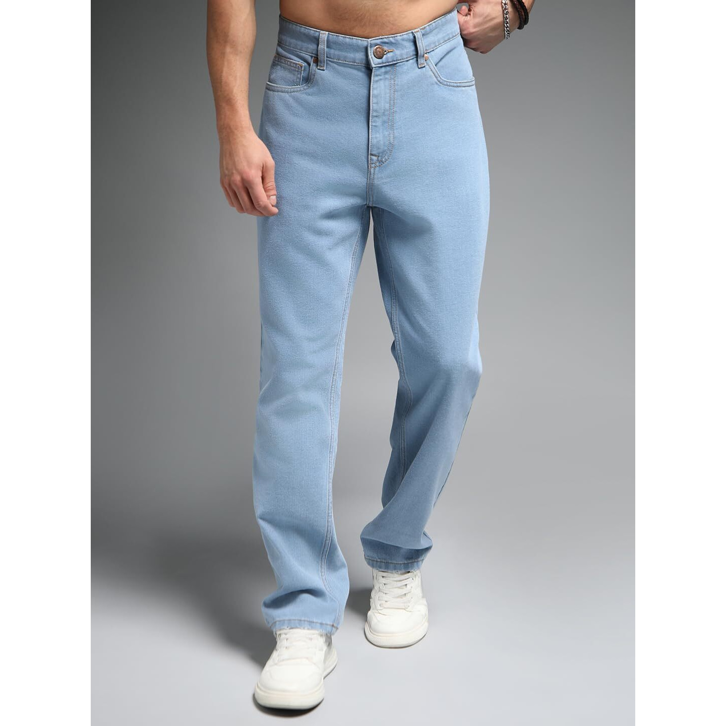 High Star Men's Straight Jeans (Hsmjnw23R6_Ss2_Indigo_32)