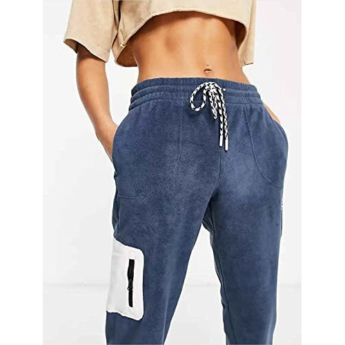 Nobero Women's Regular Fit Track Pants (1W-Bwwj-R0030-Nb_Navy Blue_S)