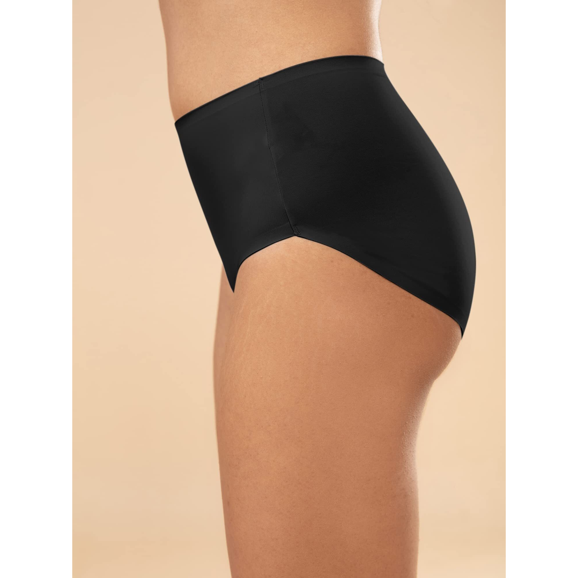 Nykd (Nyp210 Stretchable High Rise Boyshorts Underwear For Women | Ultra Soft, Comfortable & Breathable Fabric With No Visible Panty Line | Full Coverage With Smooth Elastic Waistband - Anthracite