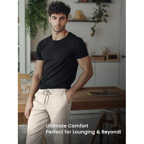 Nobero Men's Regular Track Pants (1M-Bwjg-R0084_Arctic Wolf), 3Xl, Beige