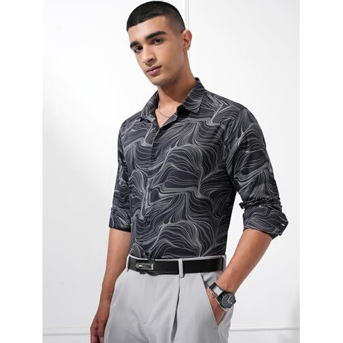 Ketch Men Full Sleeve Slim Fit Khsh002021 Blue S