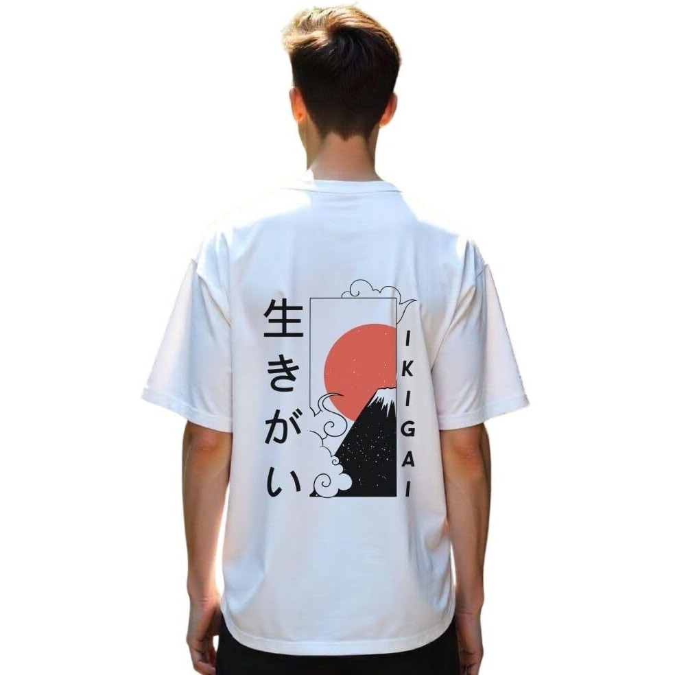 Nobero Cotton Men's Solid Oversized Fit T-Shirt (1M-Twrt-C0748_White Xl)