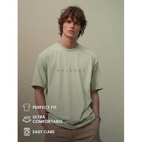 Nobero Men Regular Fit Printed T Shirt (Pack Of 3)(1M-Twts-C0945-213X7_Aloe Green/Powder Blue/Wine Red_3Xl)