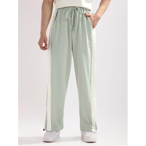 Nobero Men's Loose Sweatpants (1M-Bwjg-R0187_Sage Green