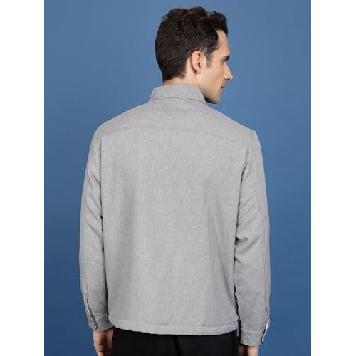 Ketch Men Regular Fit Grey Jacket (Khjk000142