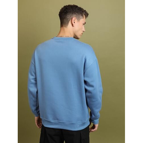 Ketch Men Full Sleeve Slim Fit Sweatshirt Khss000001 Yellow L