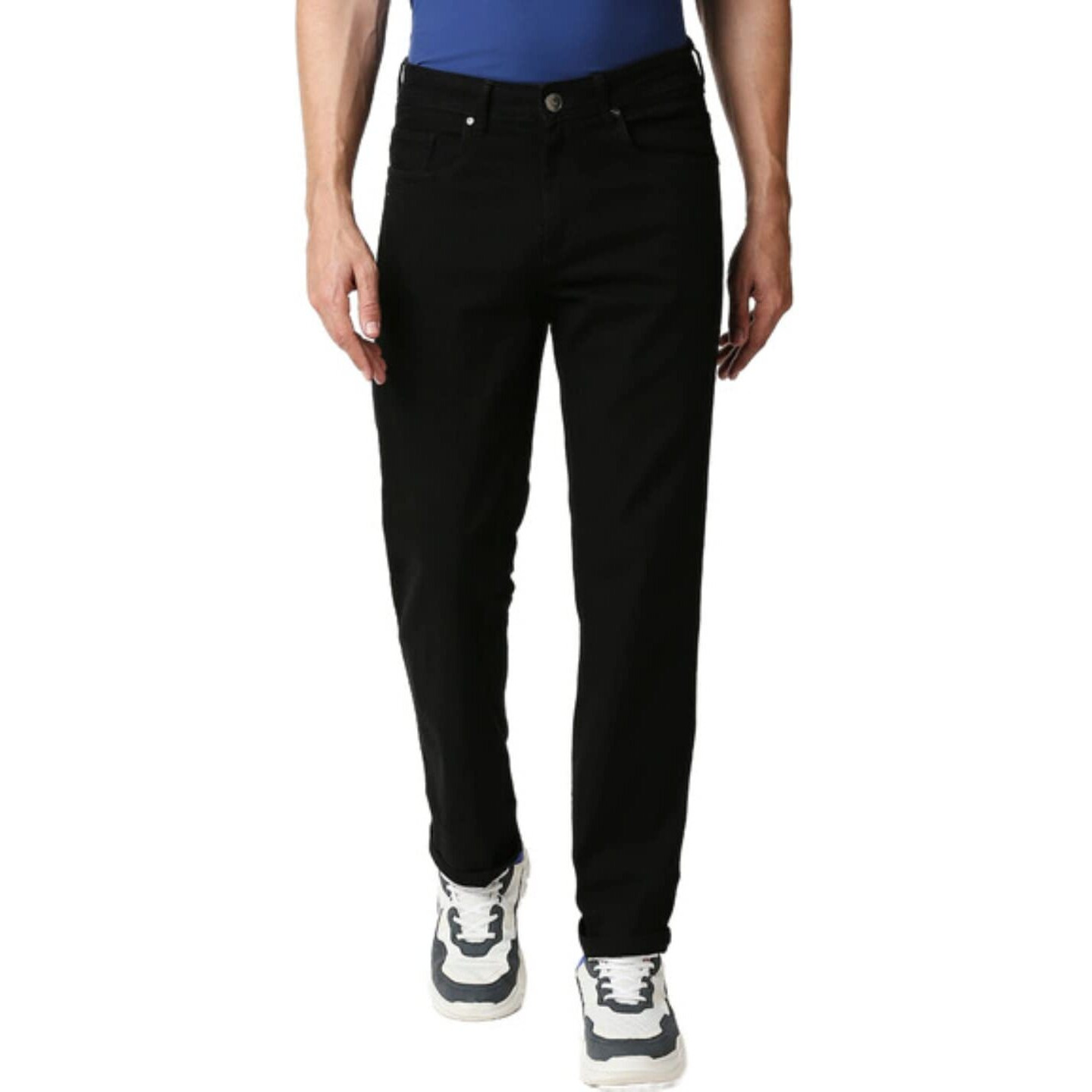 High Star Clothing Men's Relaxed Jeans (Mbd1073_D_30_Black