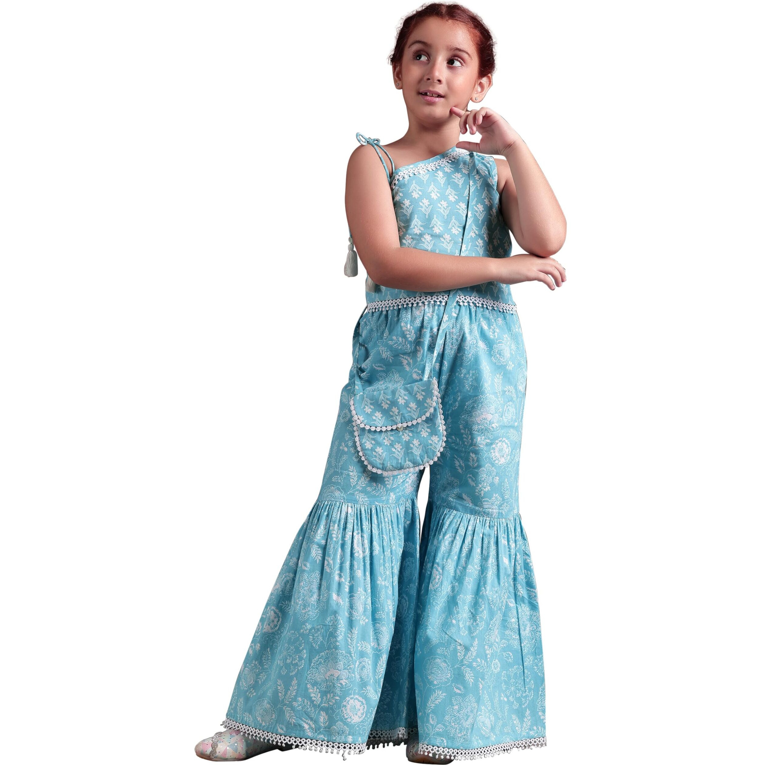 Libas Kids Womens Printed Cotton Co-Ord Set For Women