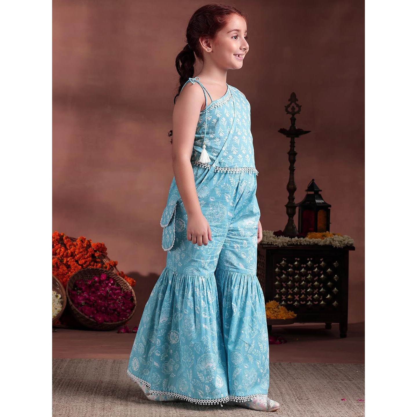 Libas Kids Womens Printed Cotton Co-Ord Set For Women