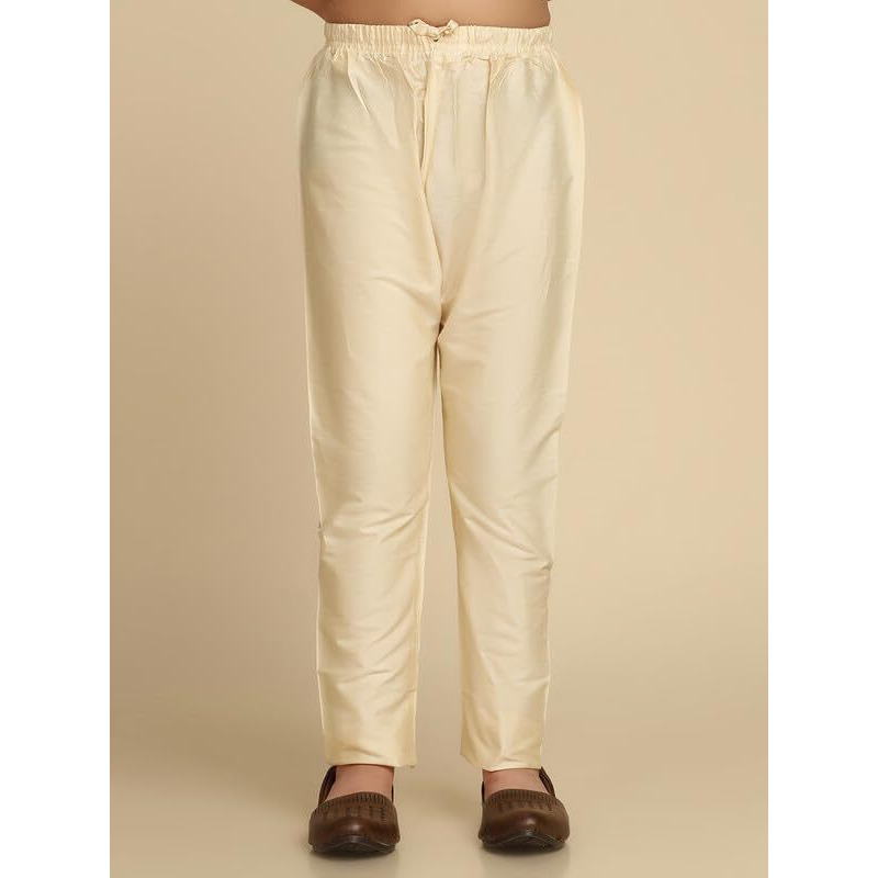 Kisah Boys Kurta And Pyjama Set | Cotton Blend Printed Ethnic Wear For Kids Wedding And Occasions-Kk-1041-Kc101-3-4 Years