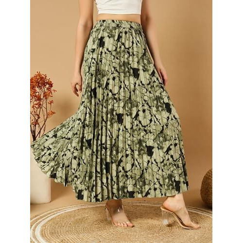 Kzully Crepe Western Women's Skirts