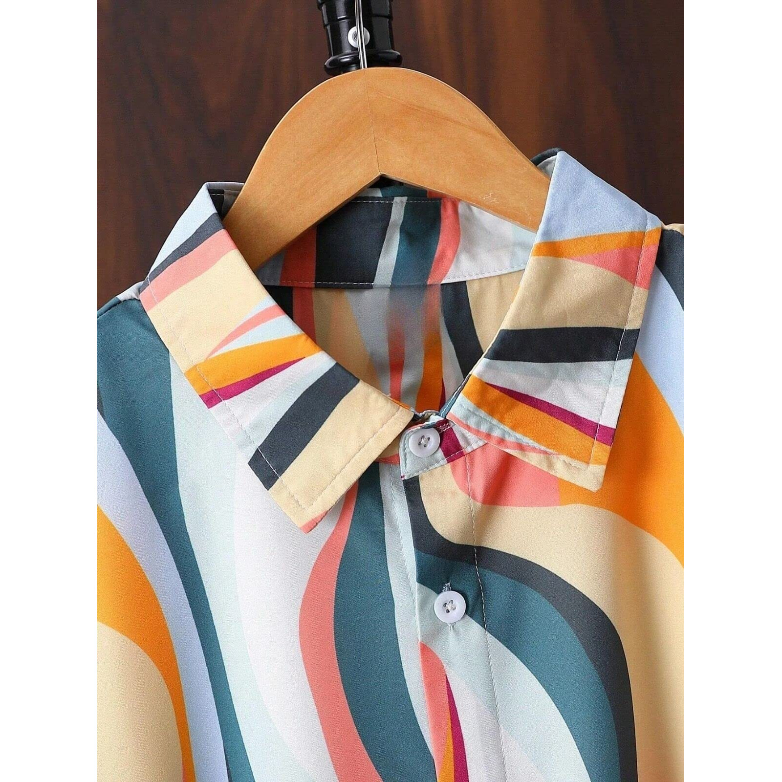 Leriya Fashion Mens Rayon Man Casual Shirt Regular Fit Western (Lf-Ms-6116_Yellow_S)