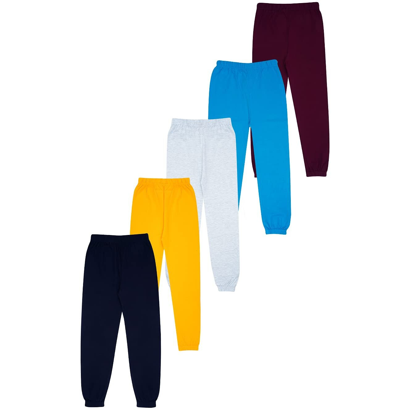 Kyda Kids 100% Cotton Kids Casual Printed Track Pant For Boys & Girls (Pack Of 5)(K-Roar-3-4Yr,Multicolor)