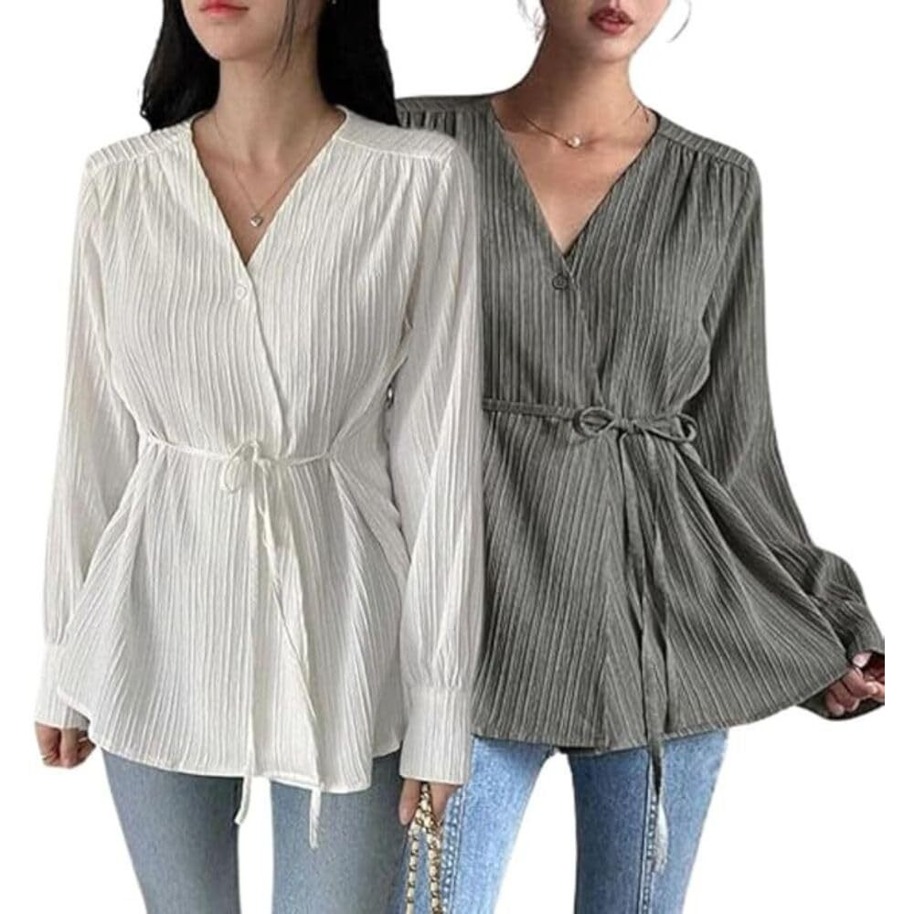 Leriya Fashion Stylish Korean Tops For Women  Oversized Shirts, Crop Tanks & Trendy Summer Wear | Casual Street Style Co-Ord Tops (Available In Plus Size And Combo Pack Of 2)