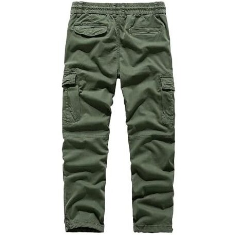 Lymio Cargo Pants For Men|| Cotton Casual Cargo Pants For Men (Cargo-77-Green-2Xl)