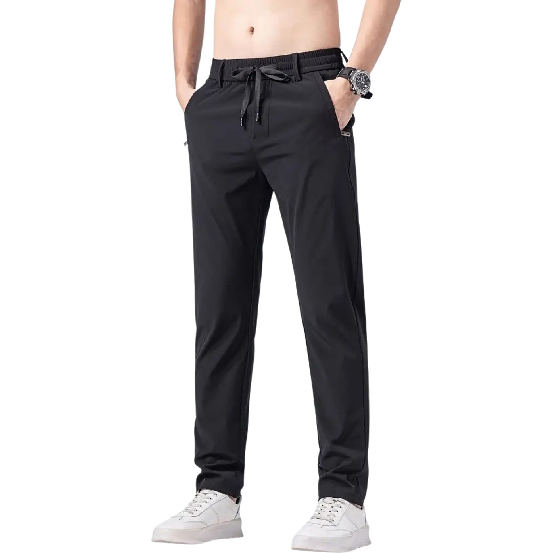 Lymio Men's Regular Fit Causal Trouser || Pant For Men || Trouser For Men (Tr-20-S) Black