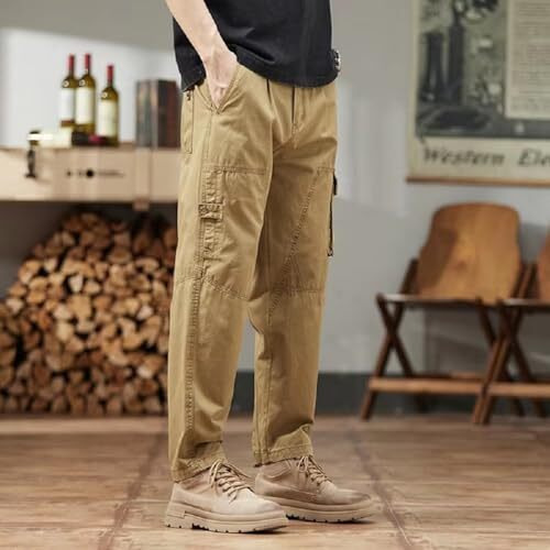 Lymio Men Cargo || Men Cargo Pants || Men Cargo Pants Cotton || Cargos For Men (Cargo-100-L)