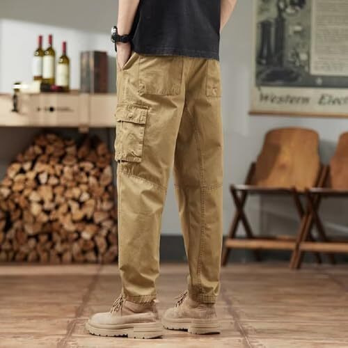 Lymio Men Cargo || Men Cargo Pants || Men Cargo Pants Cotton || Cargos For Men (Cargo-100-L)