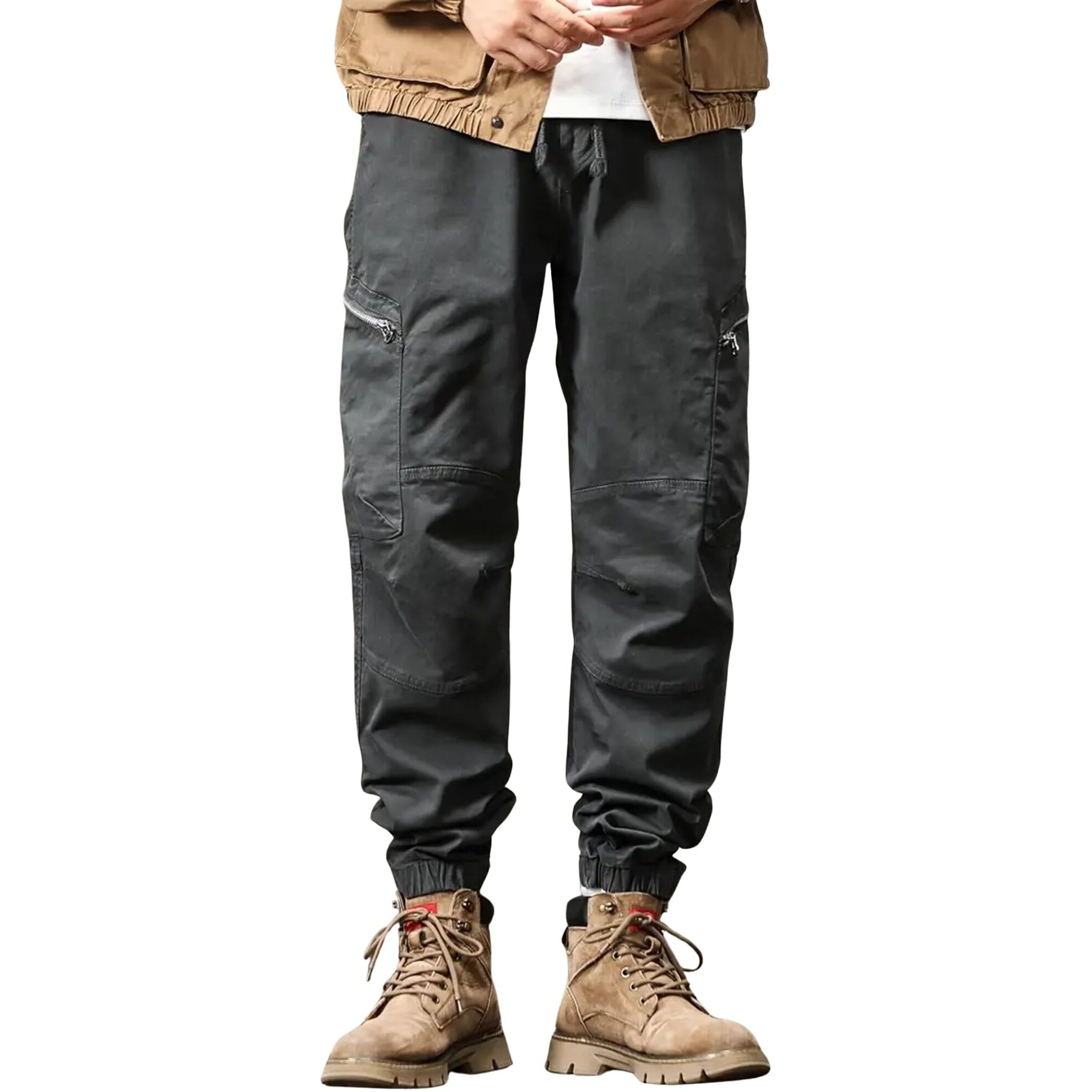 Lymio Cargo Pants For Men|| Cotton Cargo Pants For Men (Cargo-92-Grey-4Xl)