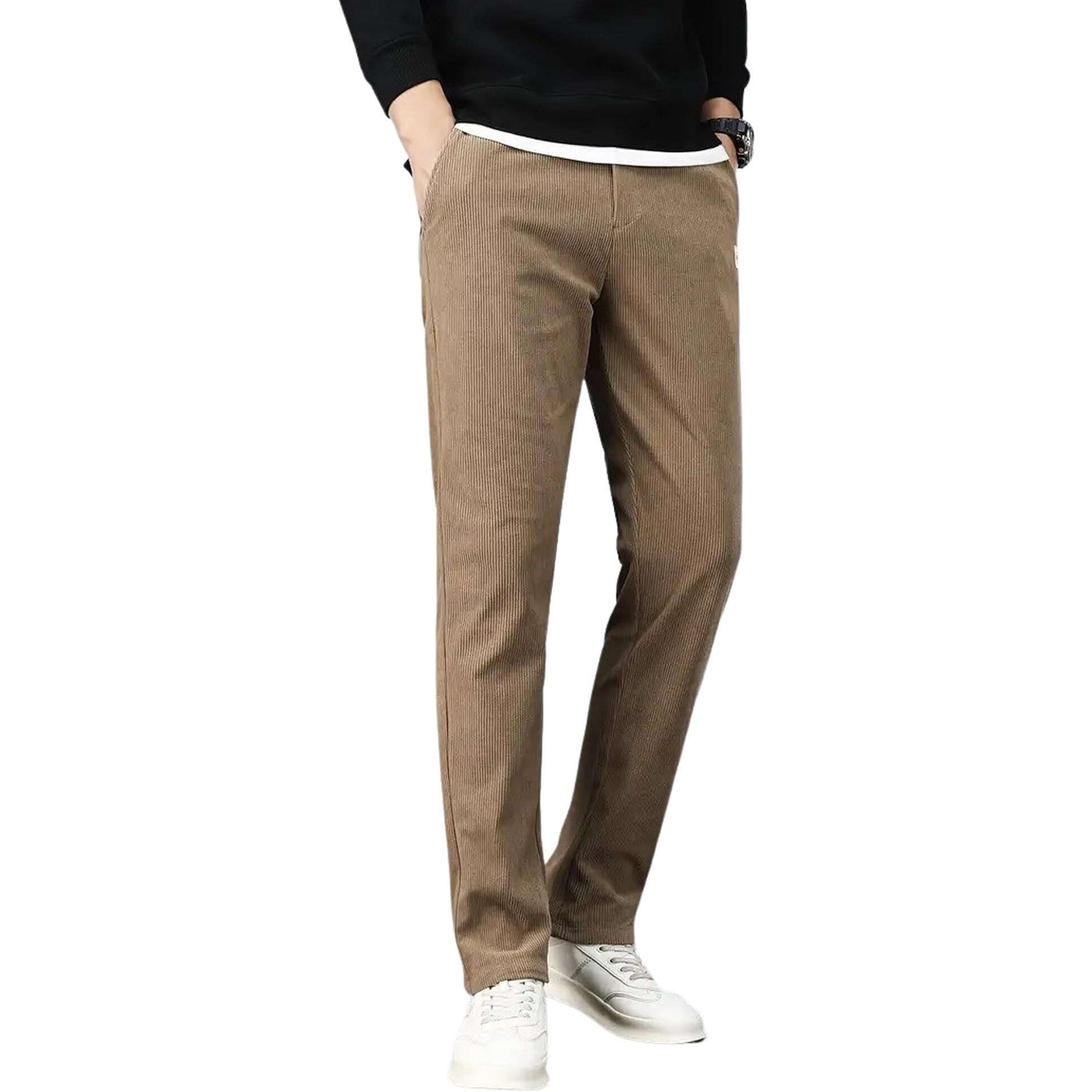 Lymio Men Trousers || Cotton Trouser Pant || Men Pant (Trouser-29-Khakhi-L)