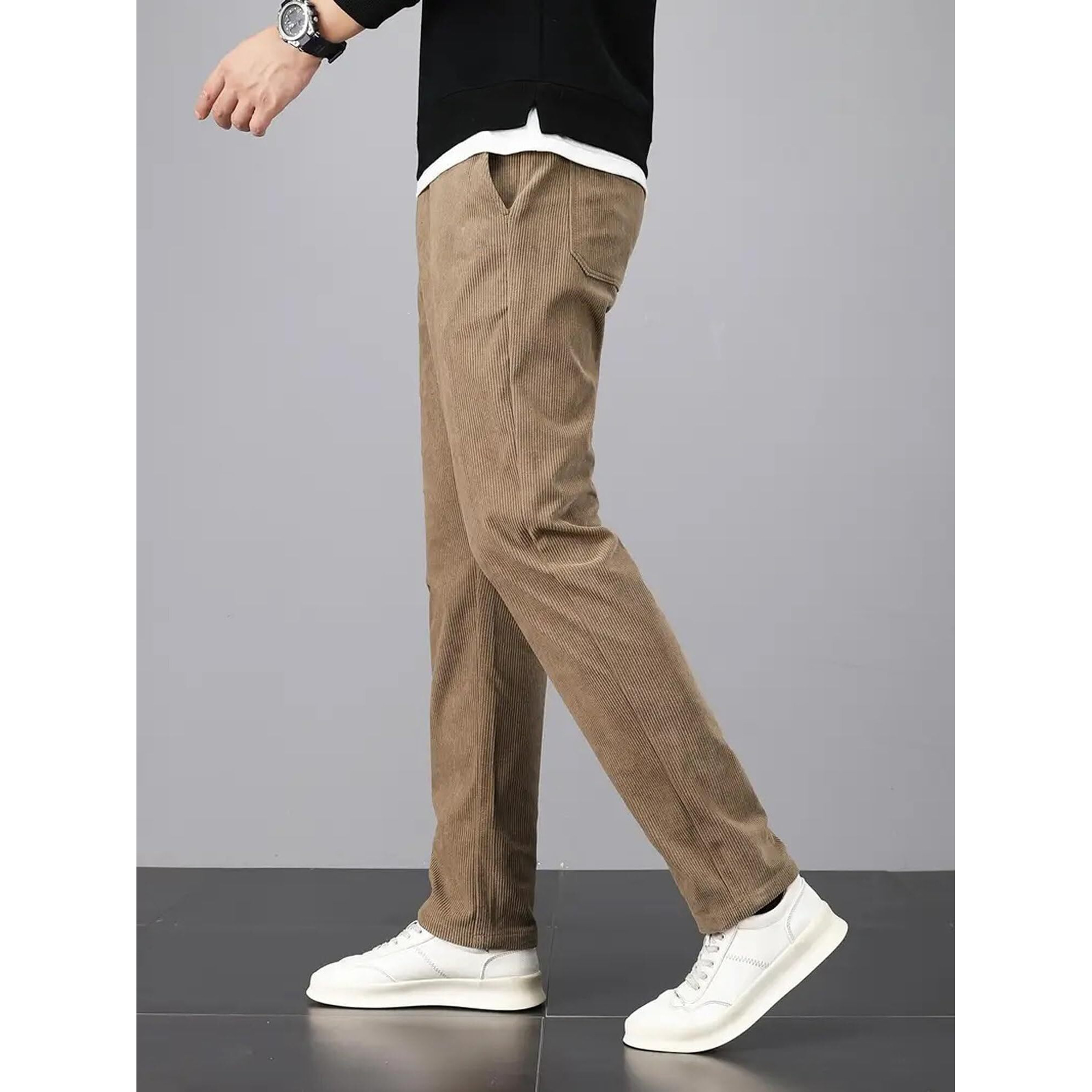 Lymio Men Trousers || Cotton Trouser Pant || Men Pant (Trouser-29-Khakhi-L)