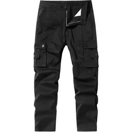 Lymio Cargo Pants For Men|| Cotton Casual Cargo Pants For Men (Cargo-94-Black-2Xl)